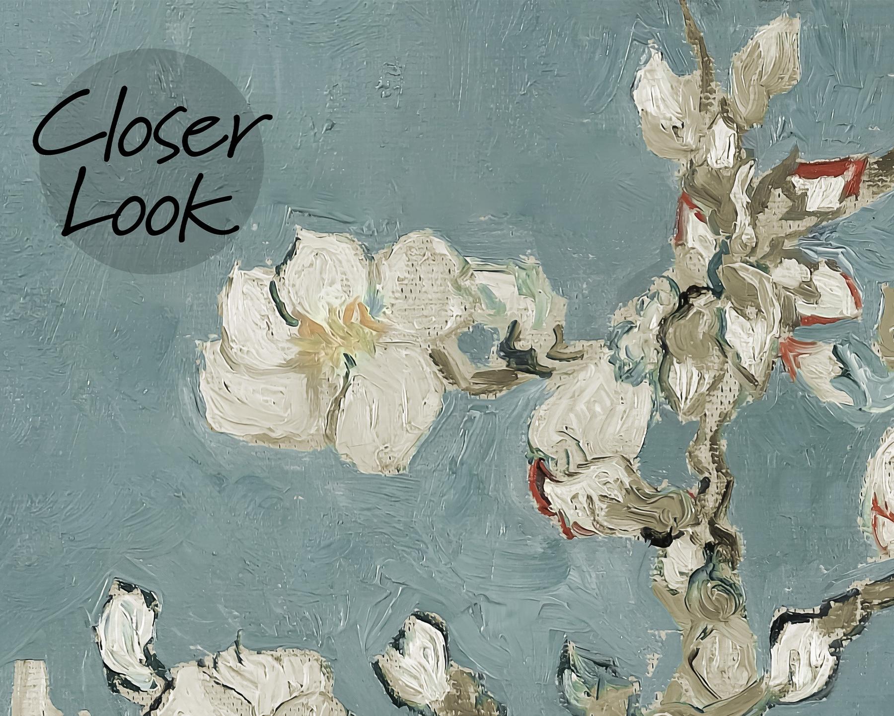 Van Gogh Almond Blossom Oil Paint Wallpaper Mural