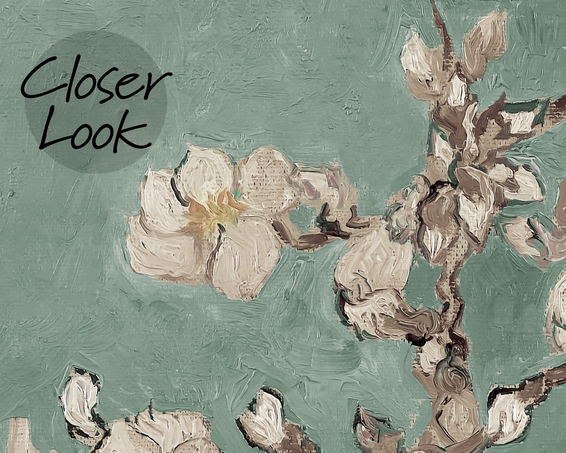 Van Gogh Almond Blossom Oil Paint Wallpaper Mural