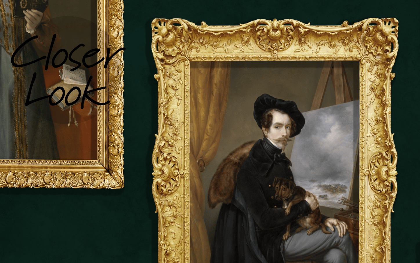 Renaissance Portrait Gallery Wallpaper Mural