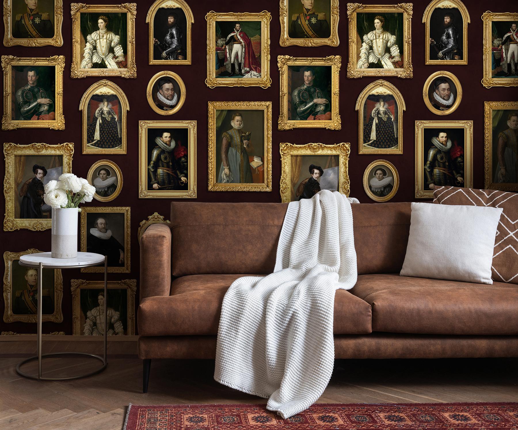 Renaissance Portrait Gallery Wallpaper Mural