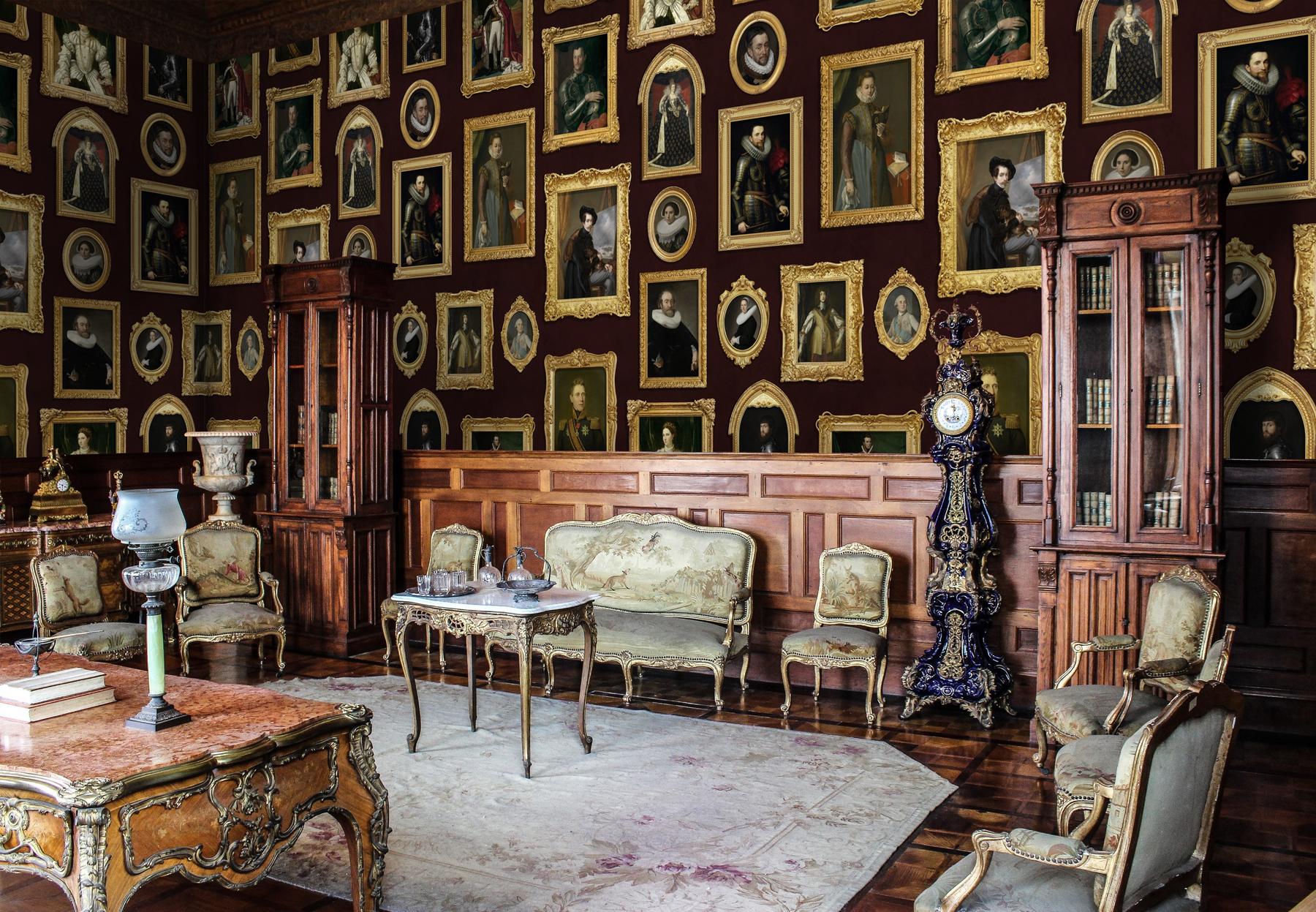 Renaissance Portrait Gallery Wallpaper Mural