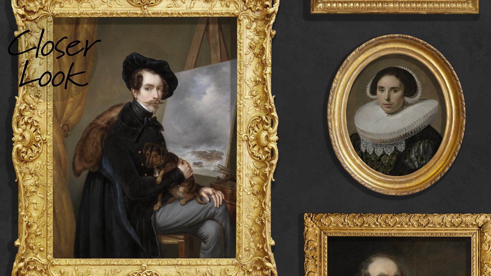 Renaissance Portrait Gallery Wallpaper Mural