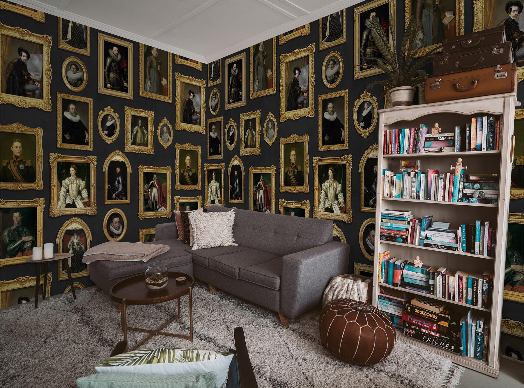 Renaissance Portrait Gallery Wallpaper Mural