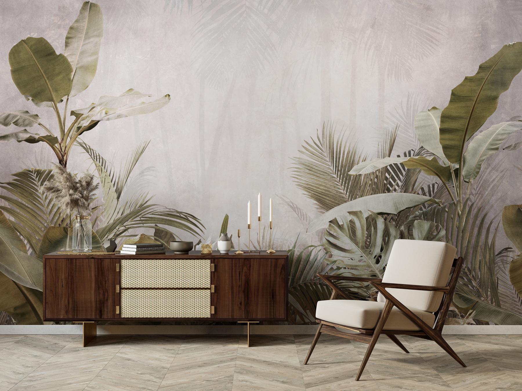 Tropical Rainforest Palm Wallpaper Mural