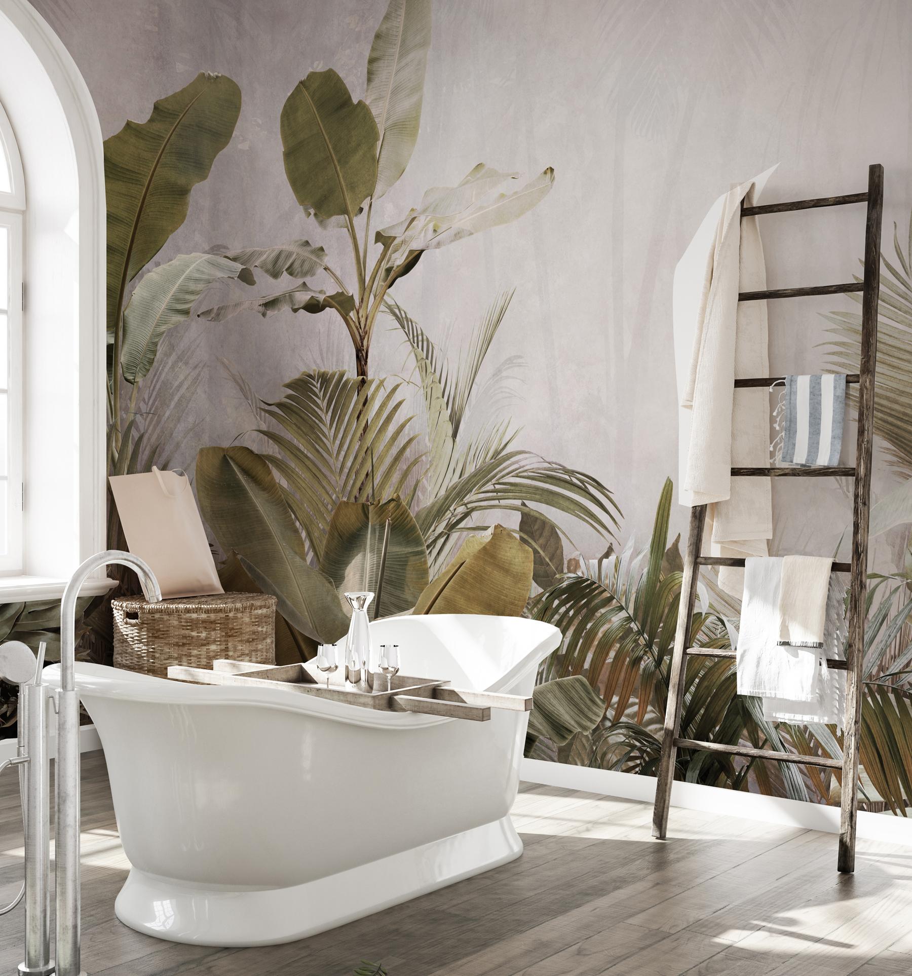 Tropical Rainforest Palm Wallpaper Mural