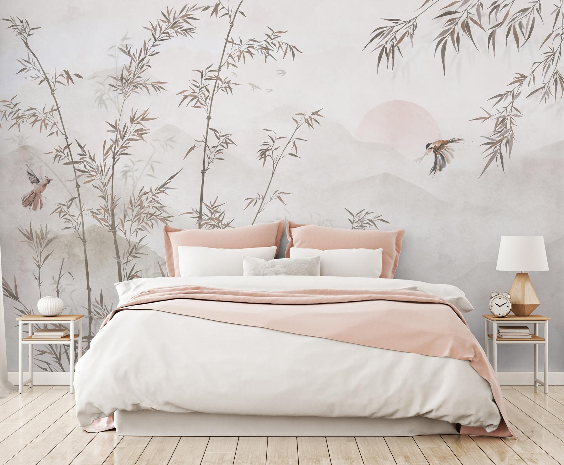 Chinese Bamboo Landscape Wallpaper Mural