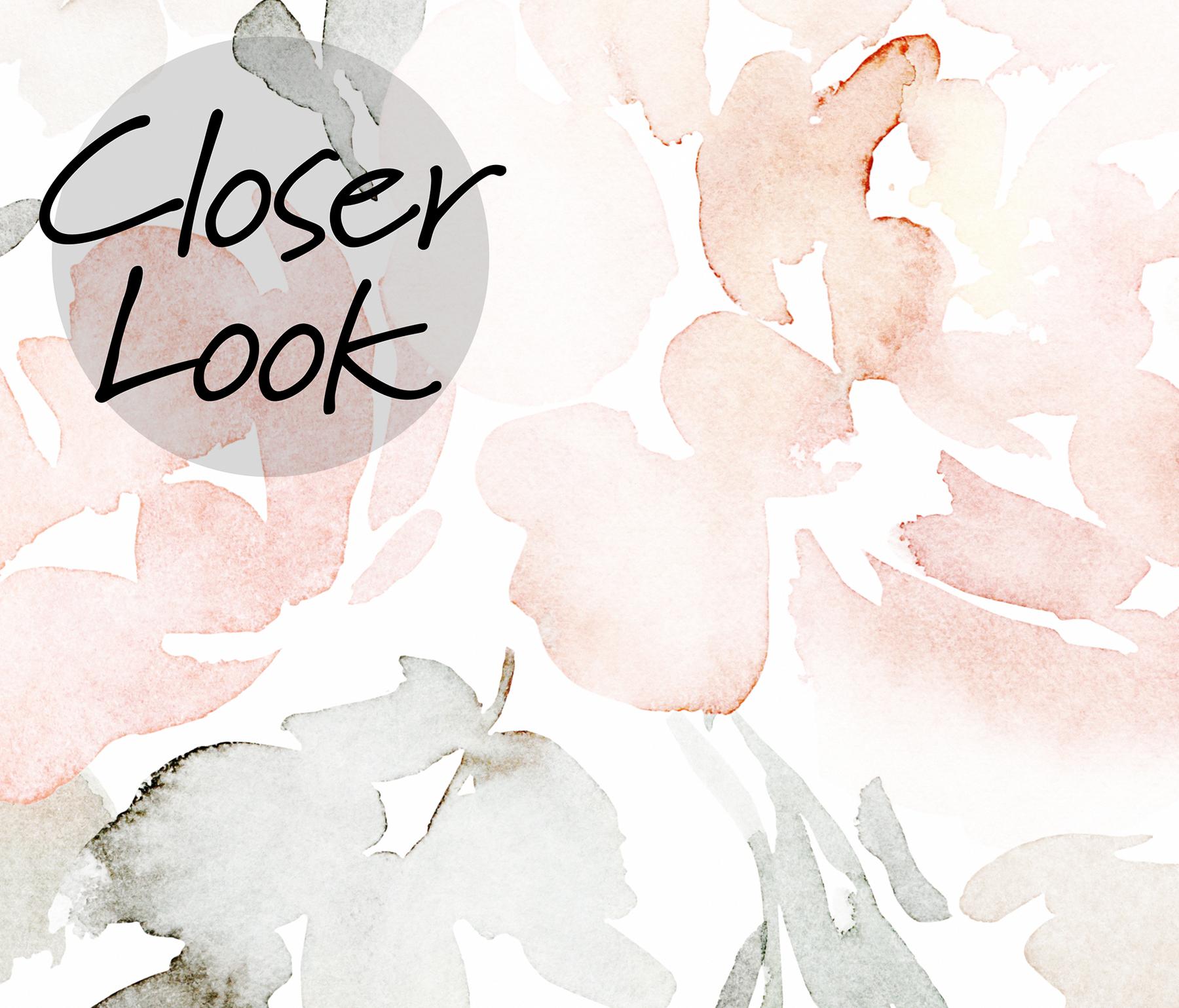 Watercolor Pink Floral Pattern Wallpaper Mural