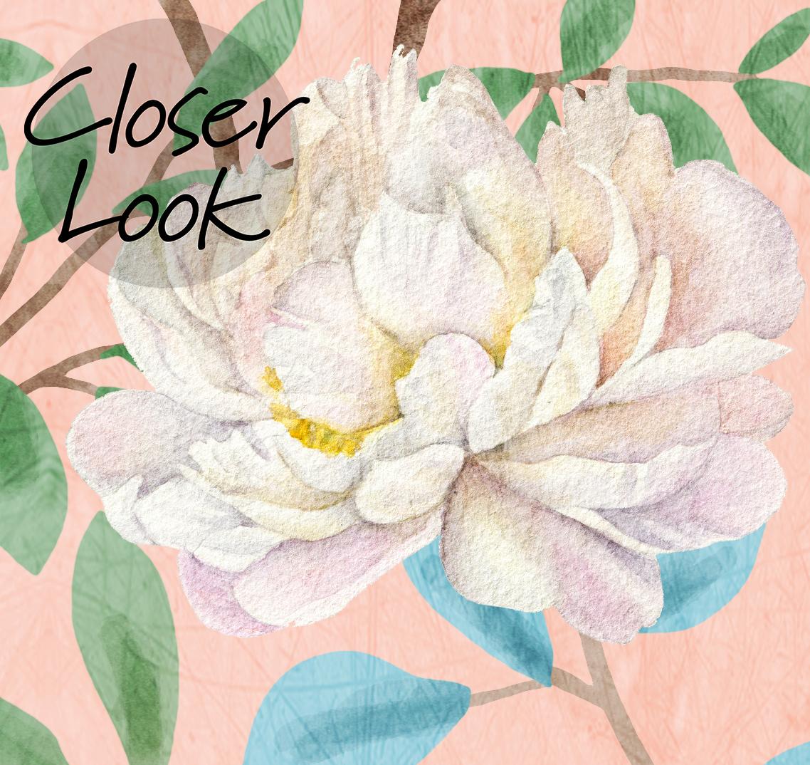 Soothing Forest and Flowers Wallpaper Mural