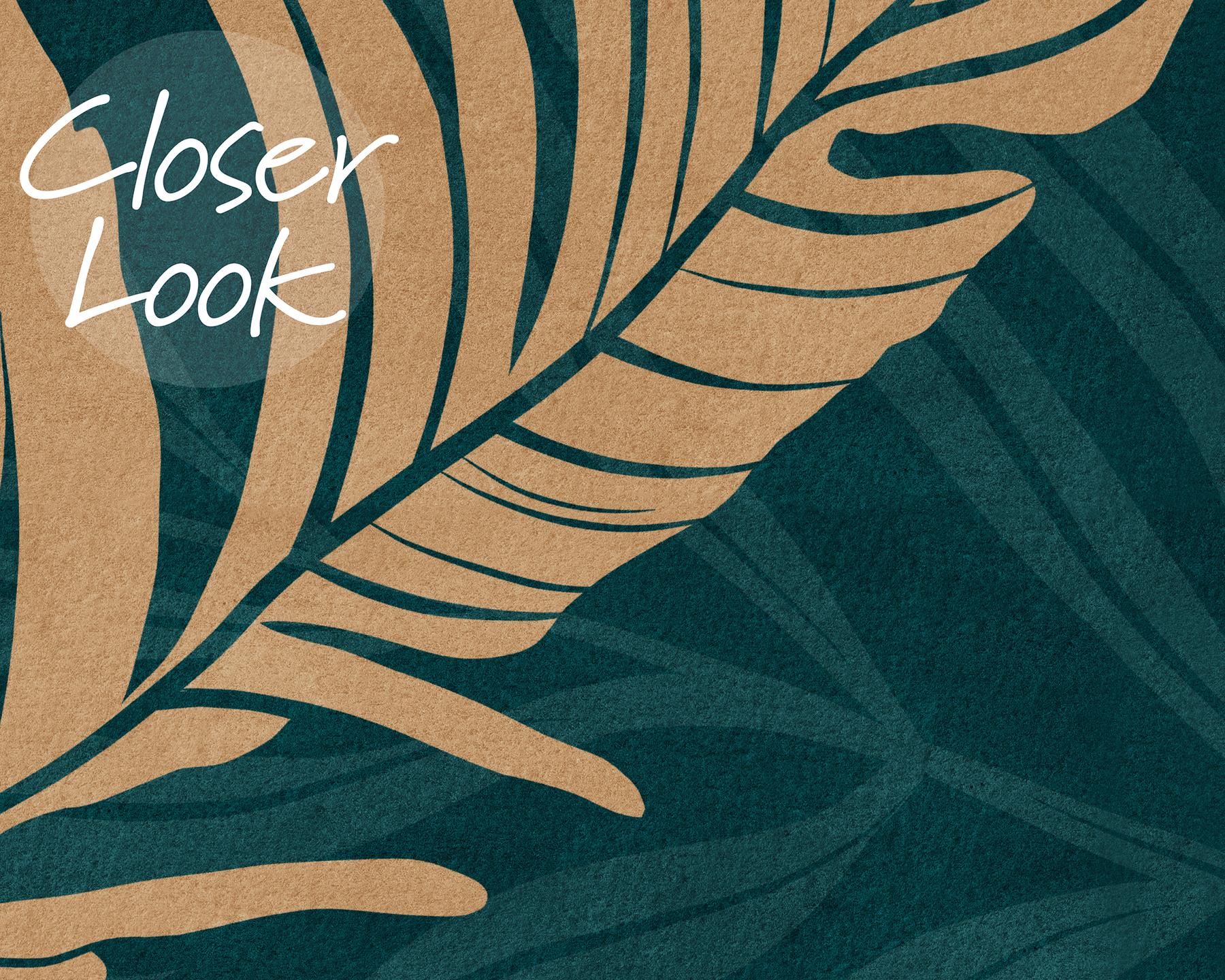 Elegant Jungle Leopard Pattern Wallpaper Mural