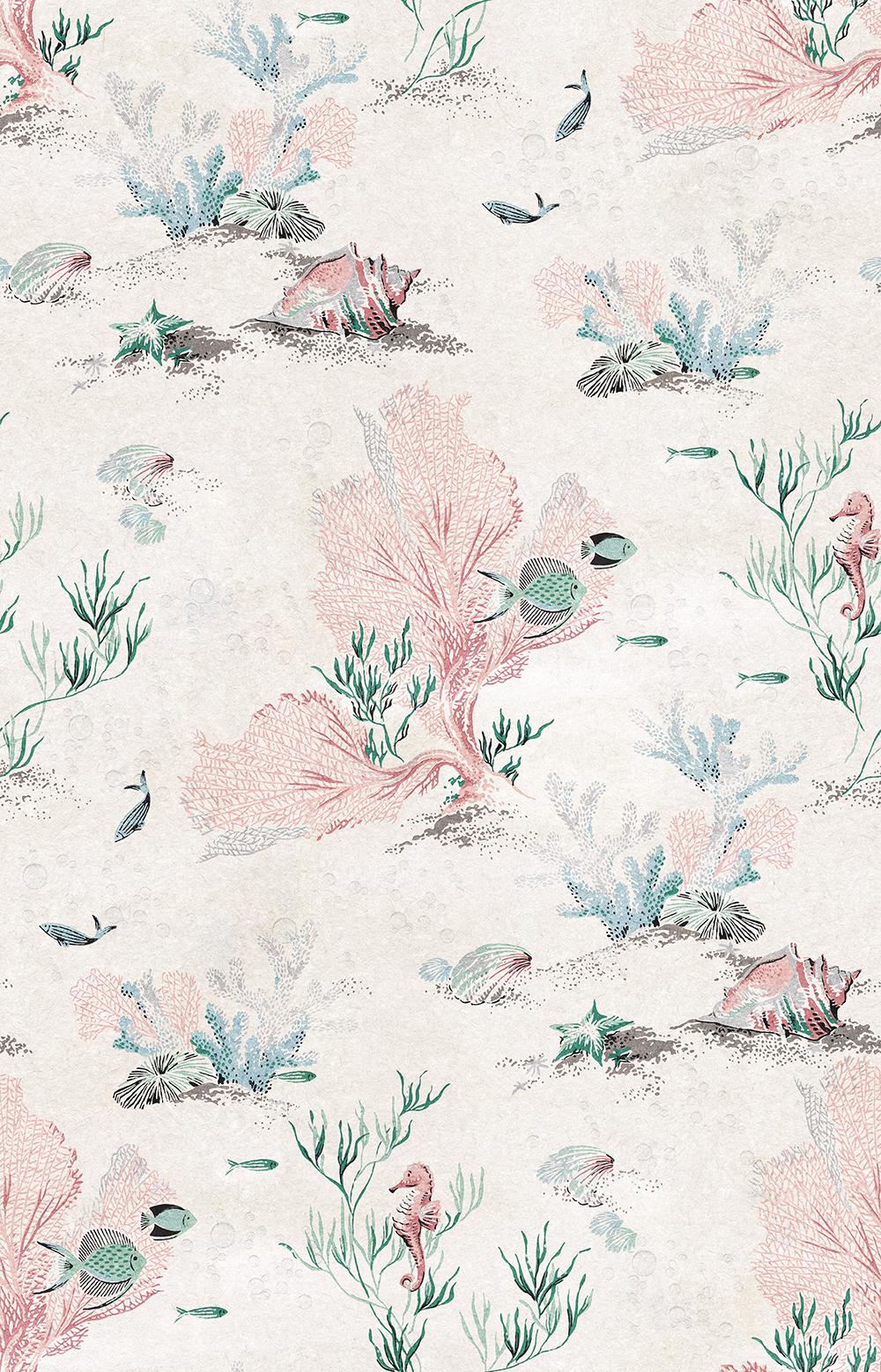 Underwater Coral Reef Adventure Wallpaper Mural