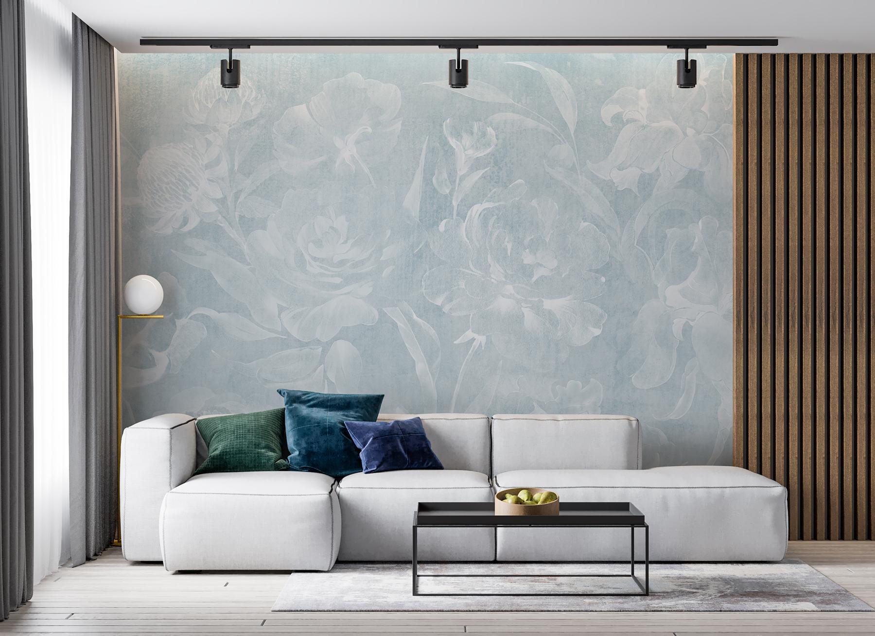 Soft Bohemian Elegance Flower Wallpaper Mural