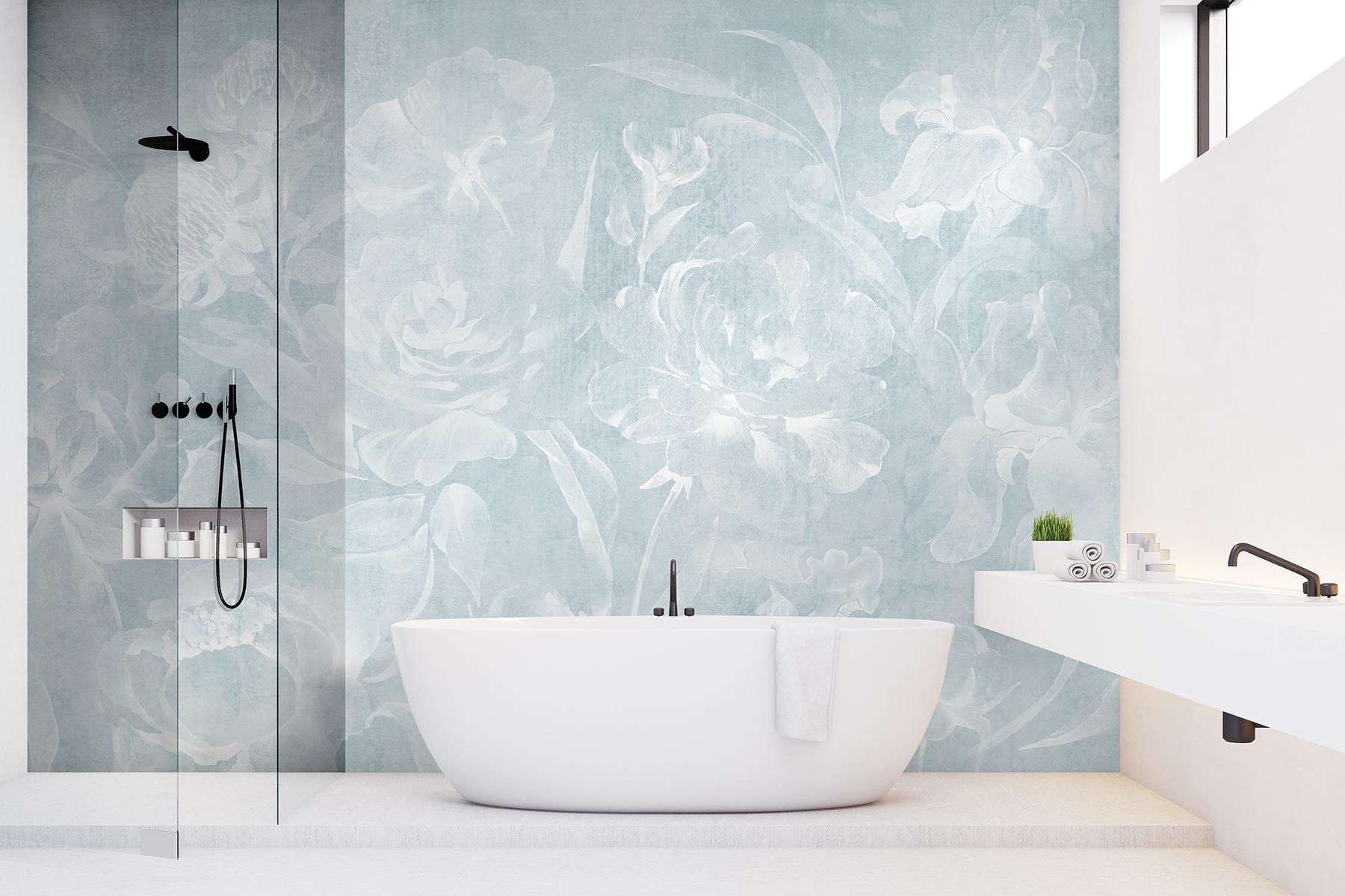 Soft Bohemian Elegance Flower Wallpaper Mural