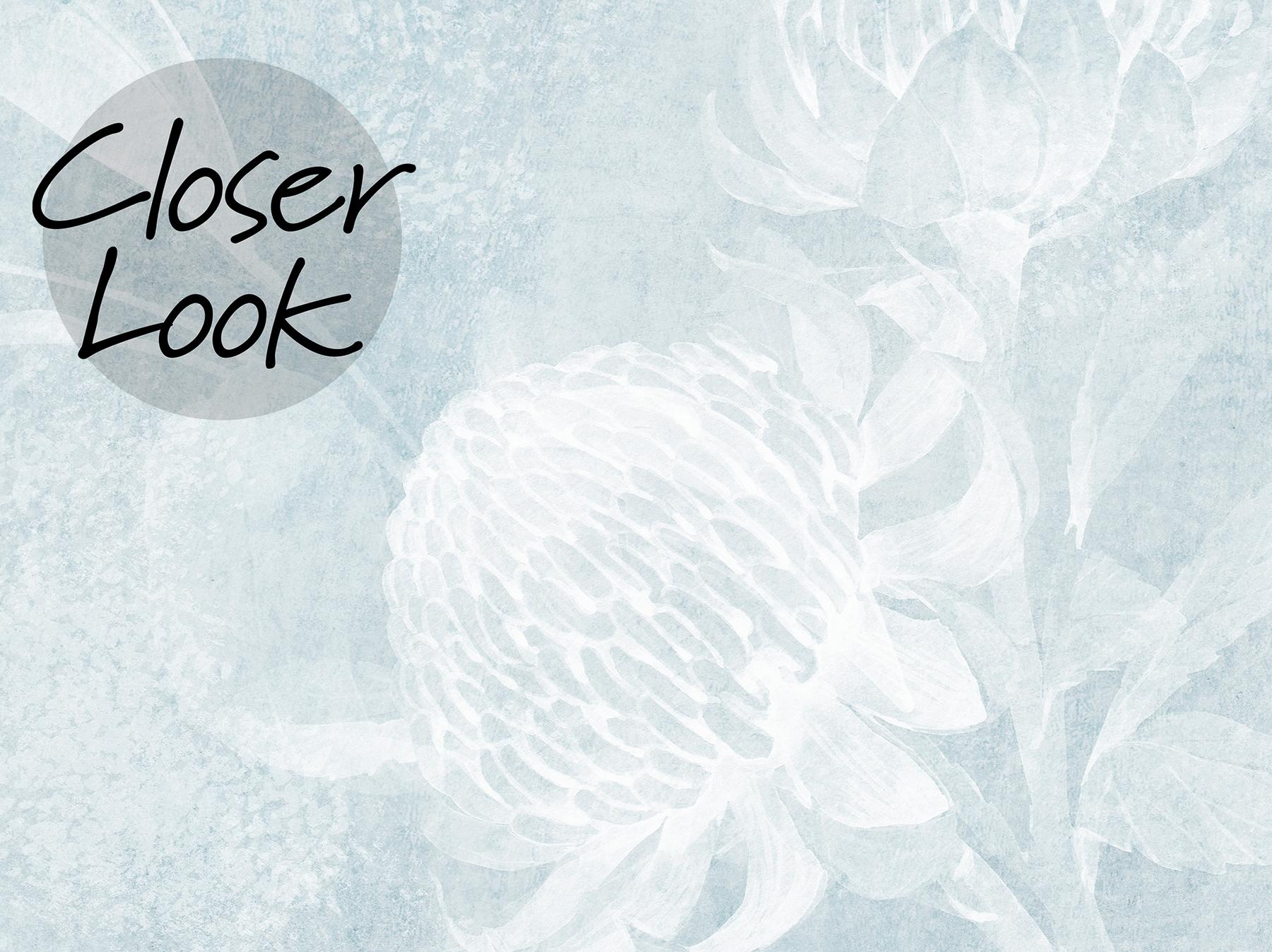 Soft Bohemian Elegance Flower Wallpaper Mural