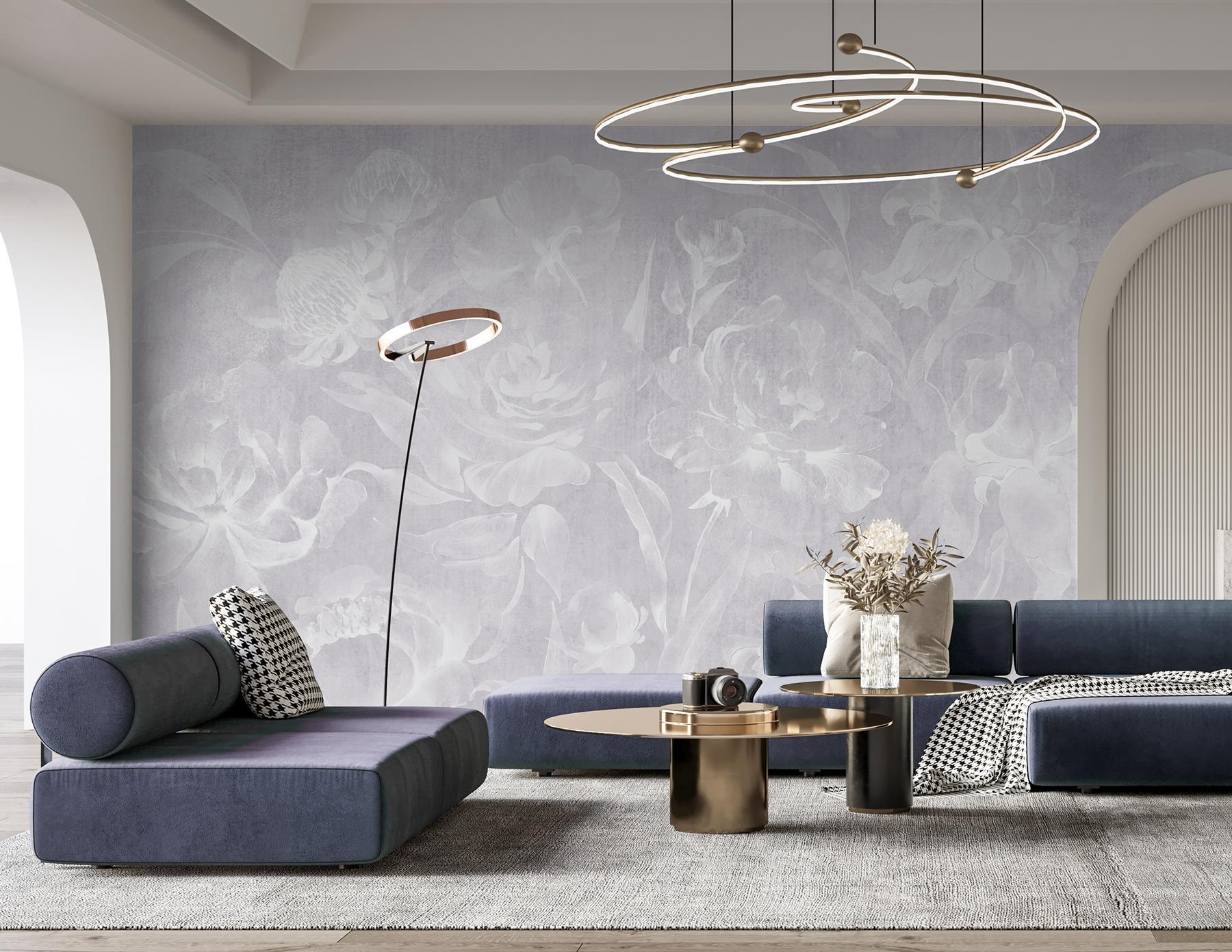 Soft Bohemian Elegance Flower Wallpaper Mural