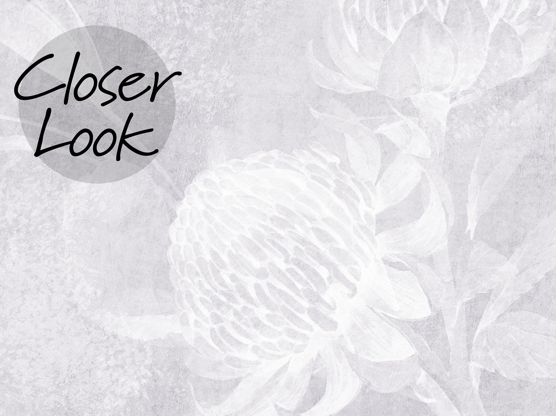 Soft Bohemian Elegance Flower Wallpaper Mural