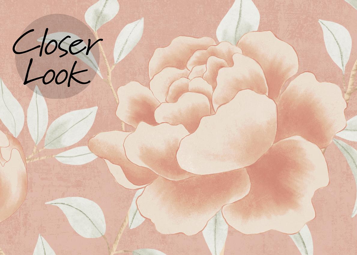 Chinoiserie Chic Floral Elegance Wallpaper Mural