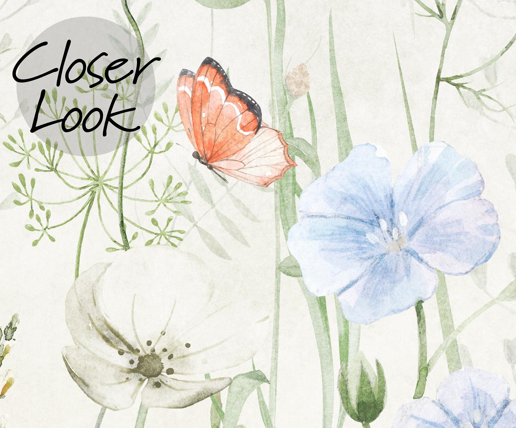 Delicate Floral Harmony Nature Wallpaper Mural