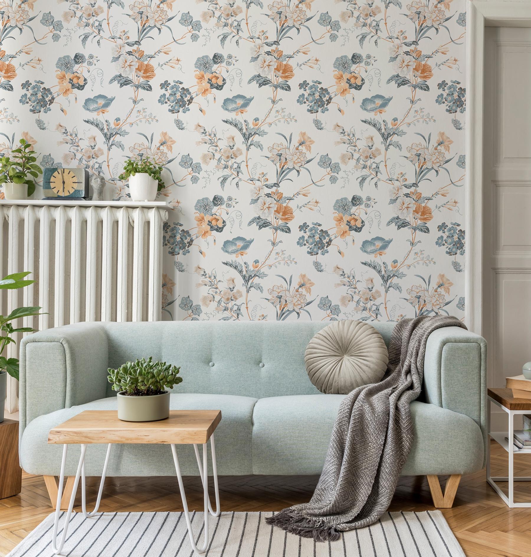 Botanical Garden Fresco Wallpaper Mural