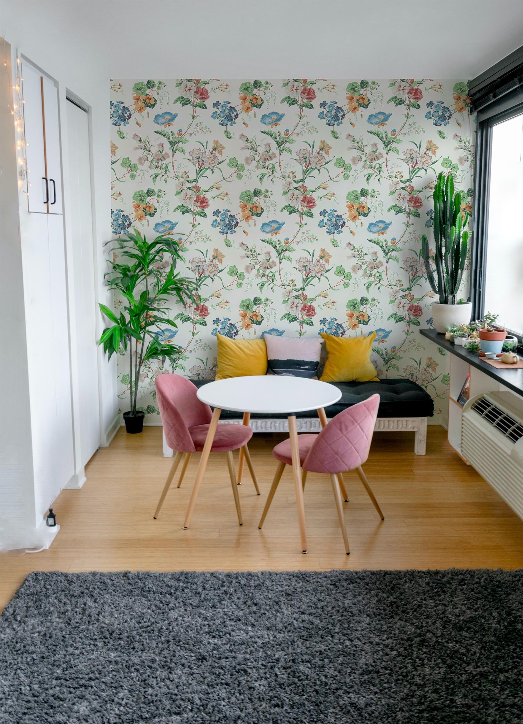 Botanical Garden Fresco Wallpaper Mural