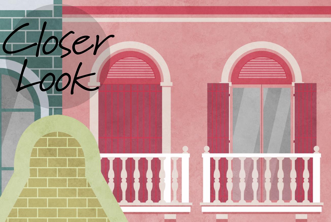 Whimsical Townhouse World for Kids Wallpaper Mural