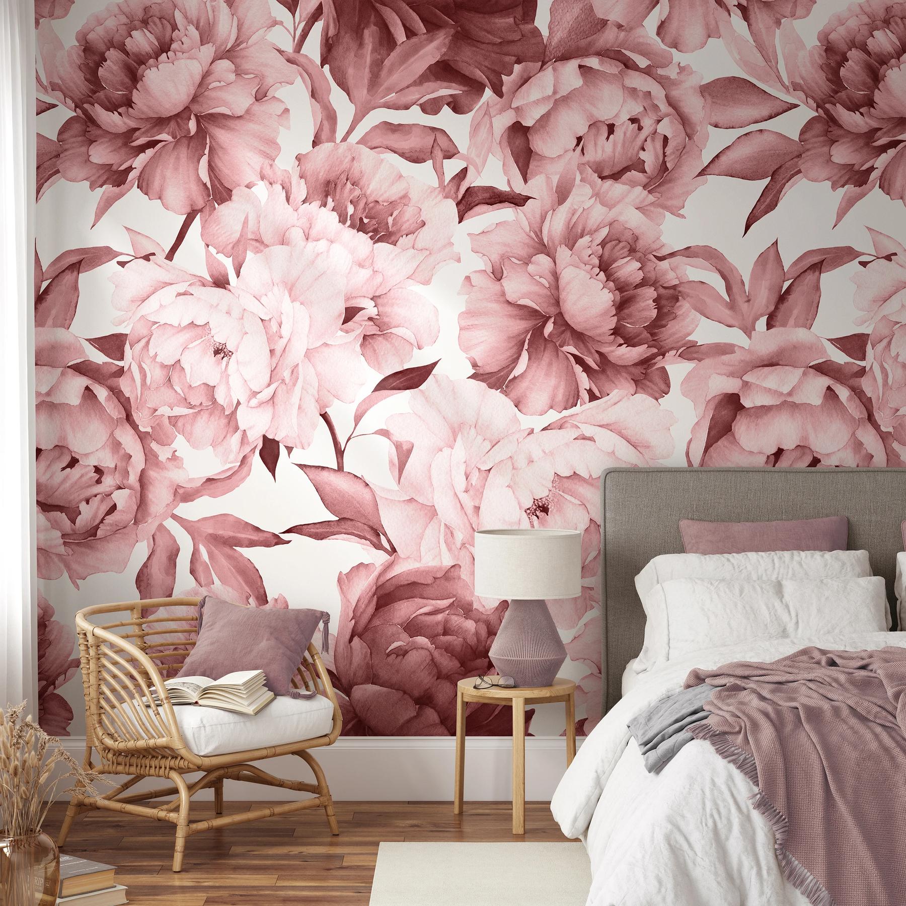 Soft Rose Floral Delicacy Wallpaper Mural
