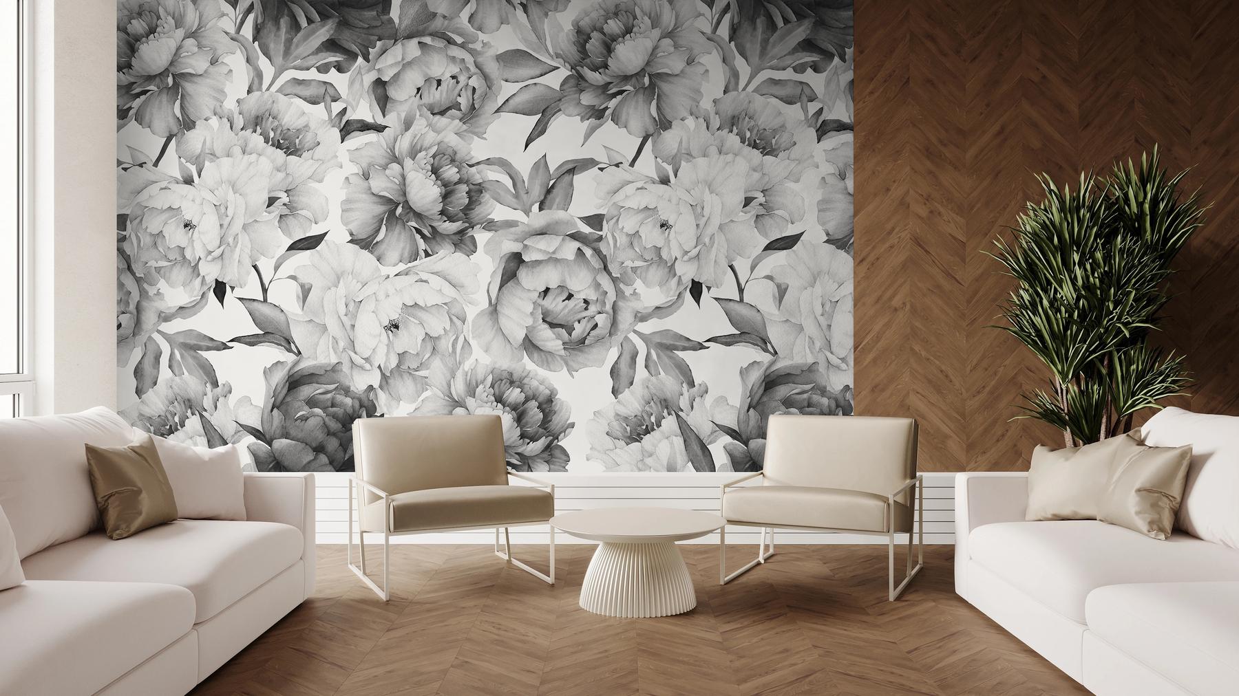Soft Rose Floral Delicacy Wallpaper Mural