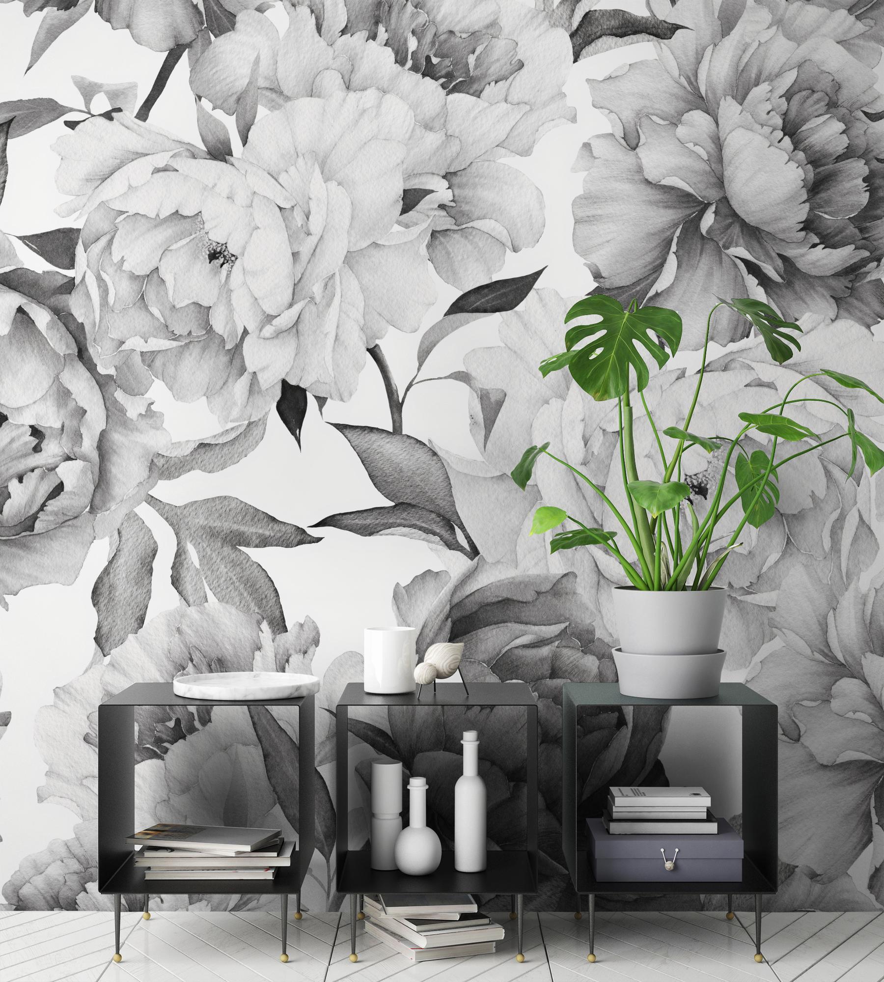 Soft Rose Floral Delicacy Wallpaper Mural