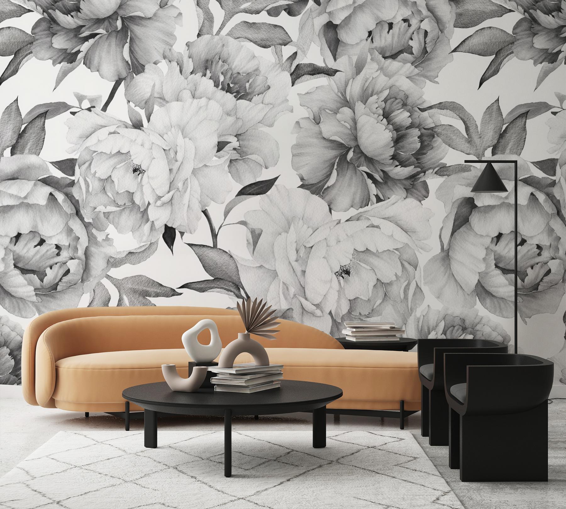 Soft Rose Floral Delicacy Wallpaper Mural
