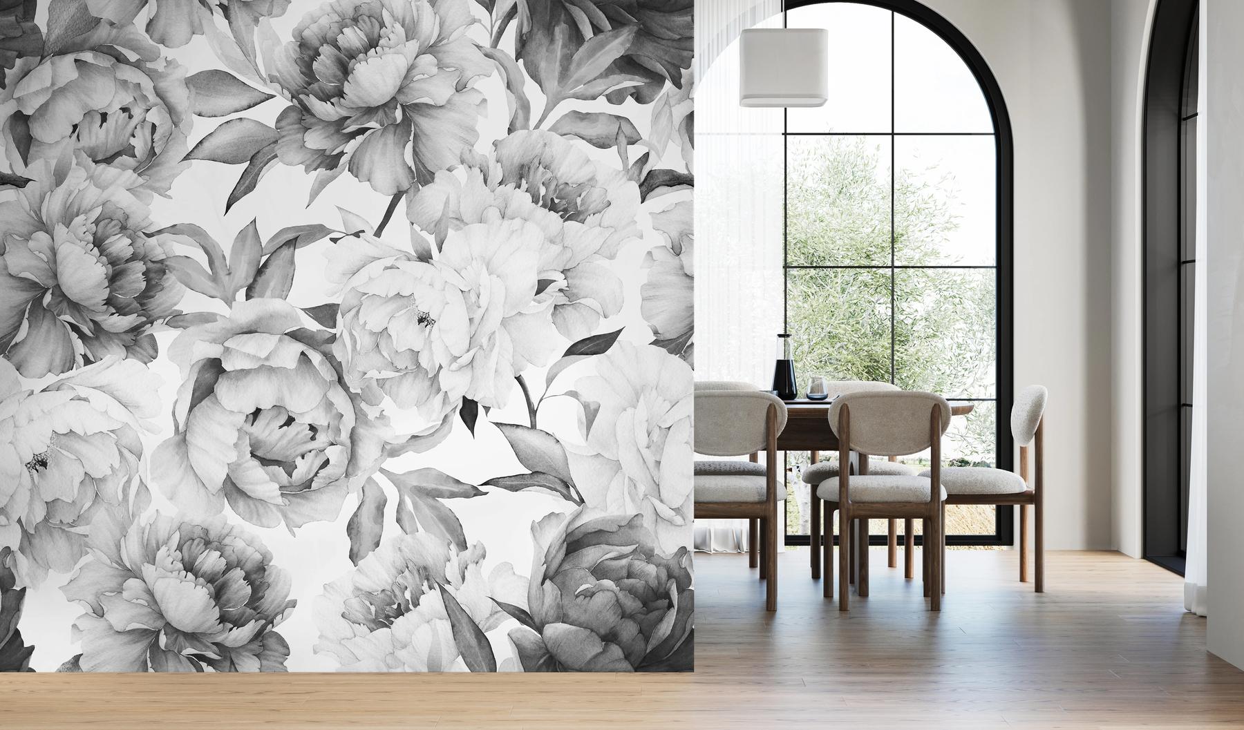 Soft Rose Floral Delicacy Wallpaper Mural