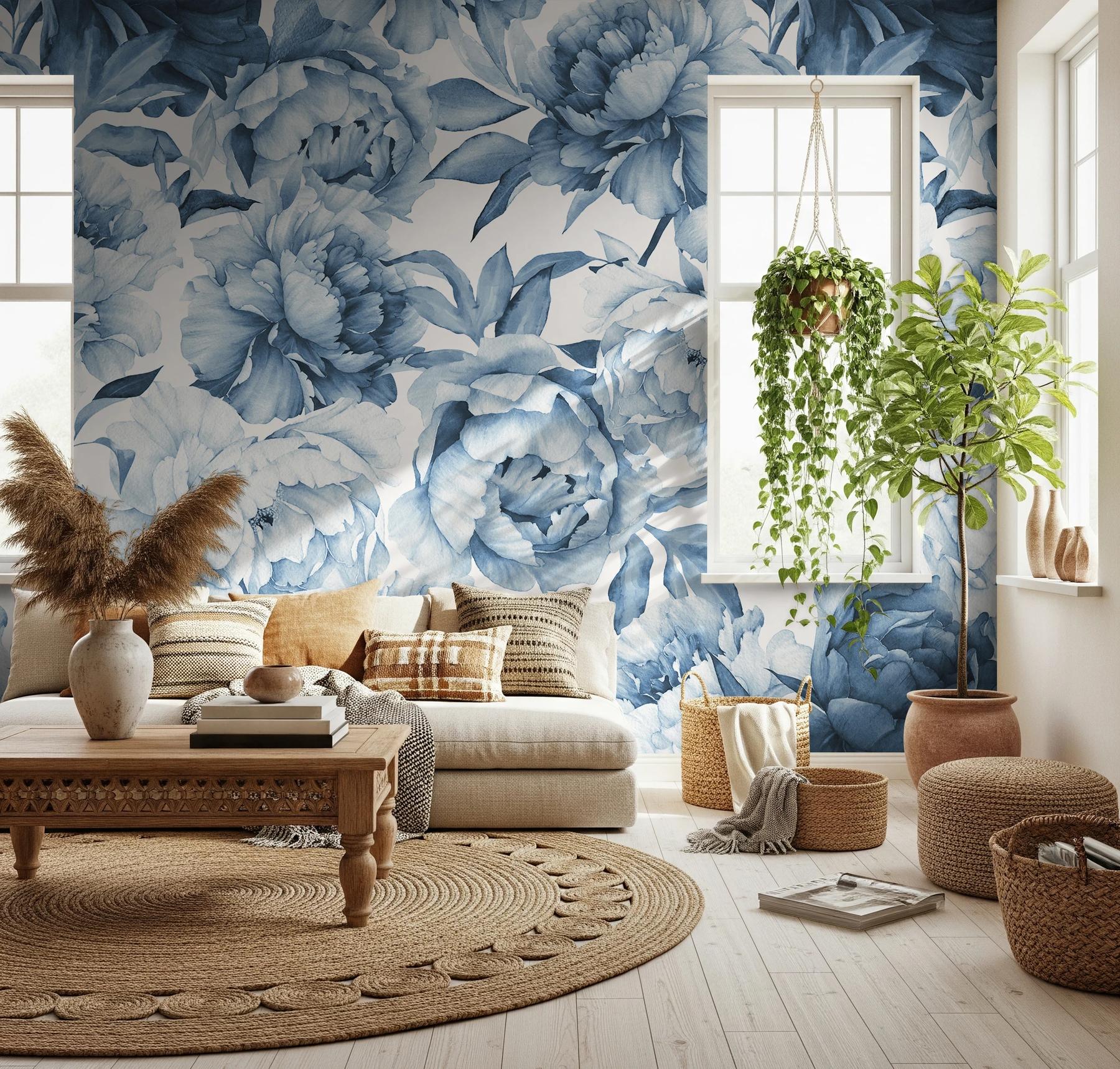 Soft Rose Floral Delicacy Wallpaper Mural