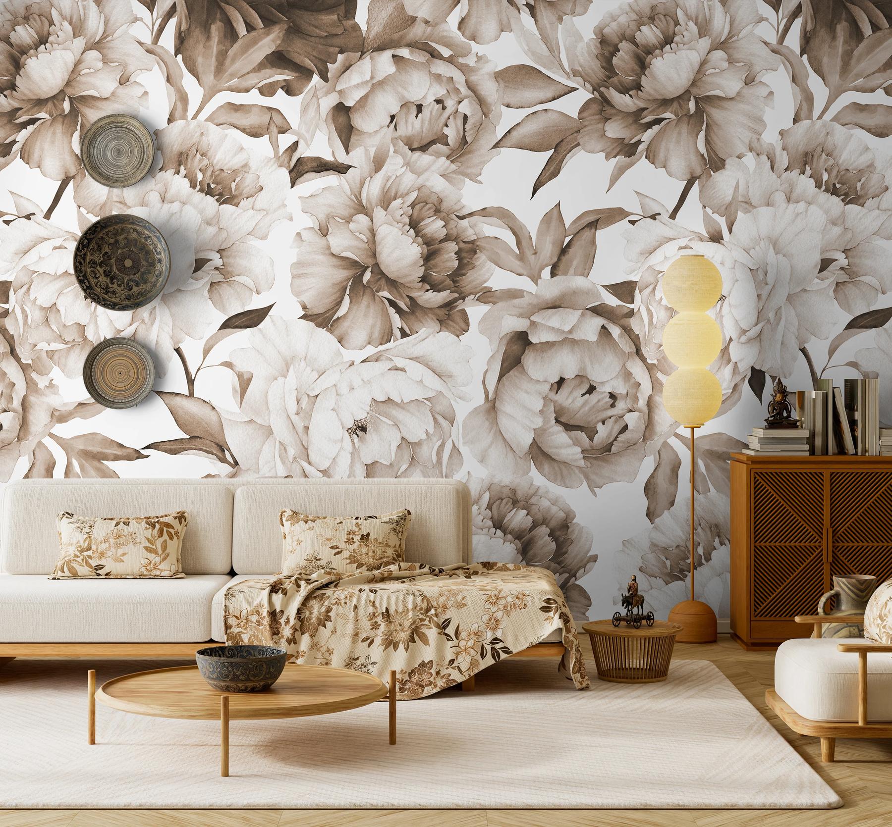 Soft Rose Floral Delicacy Wallpaper Mural
