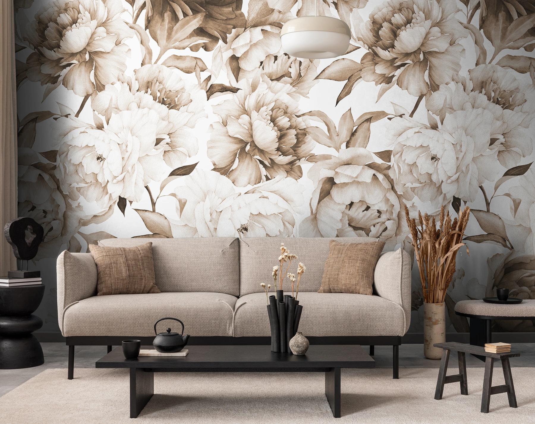 Soft Rose Floral Delicacy Wallpaper Mural