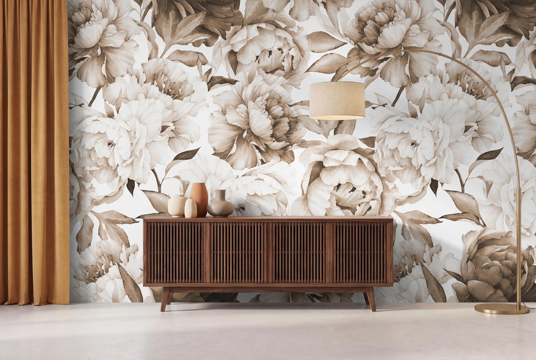 Soft Rose Floral Delicacy Wallpaper Mural