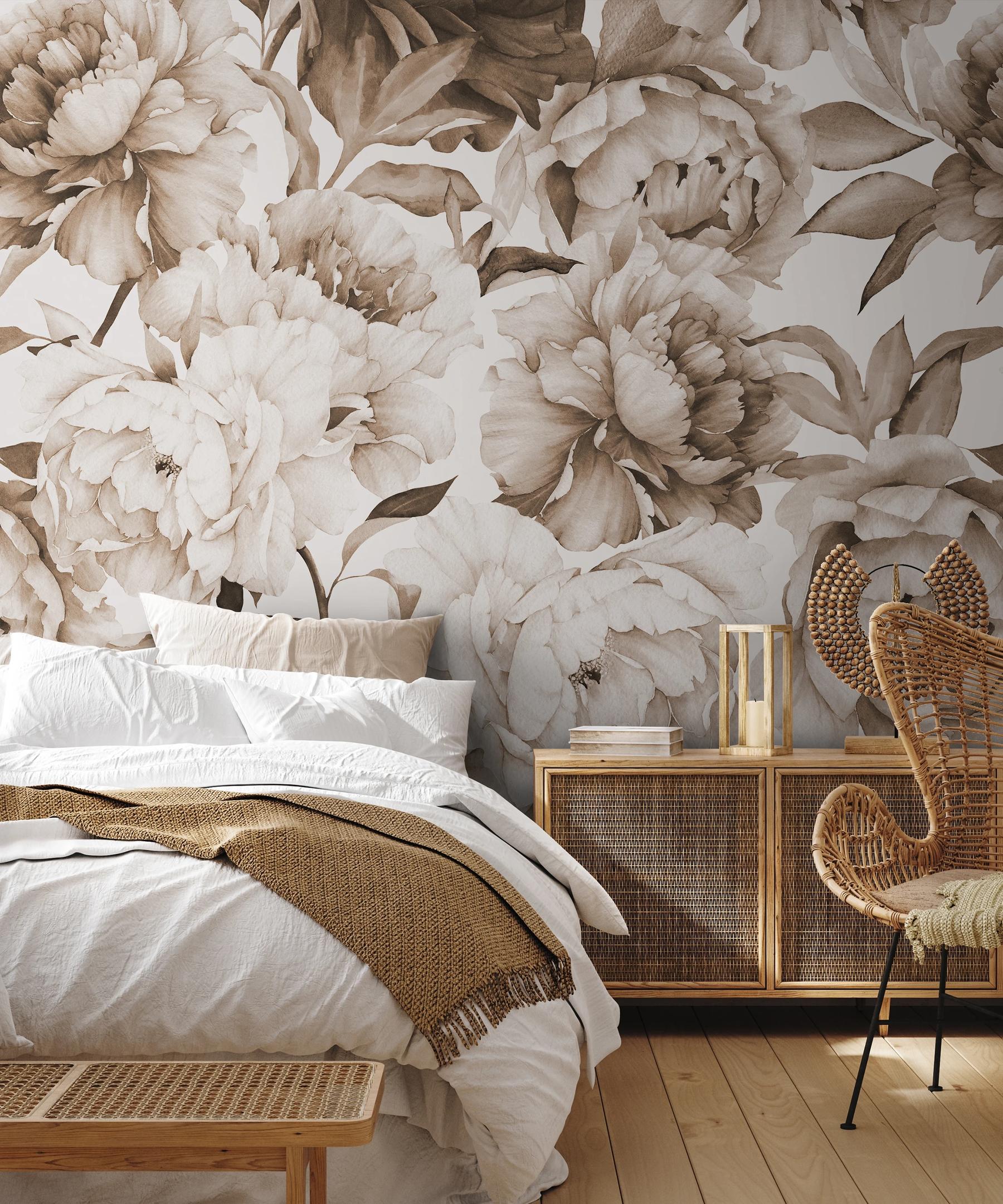 Soft Rose Floral Delicacy Wallpaper Mural