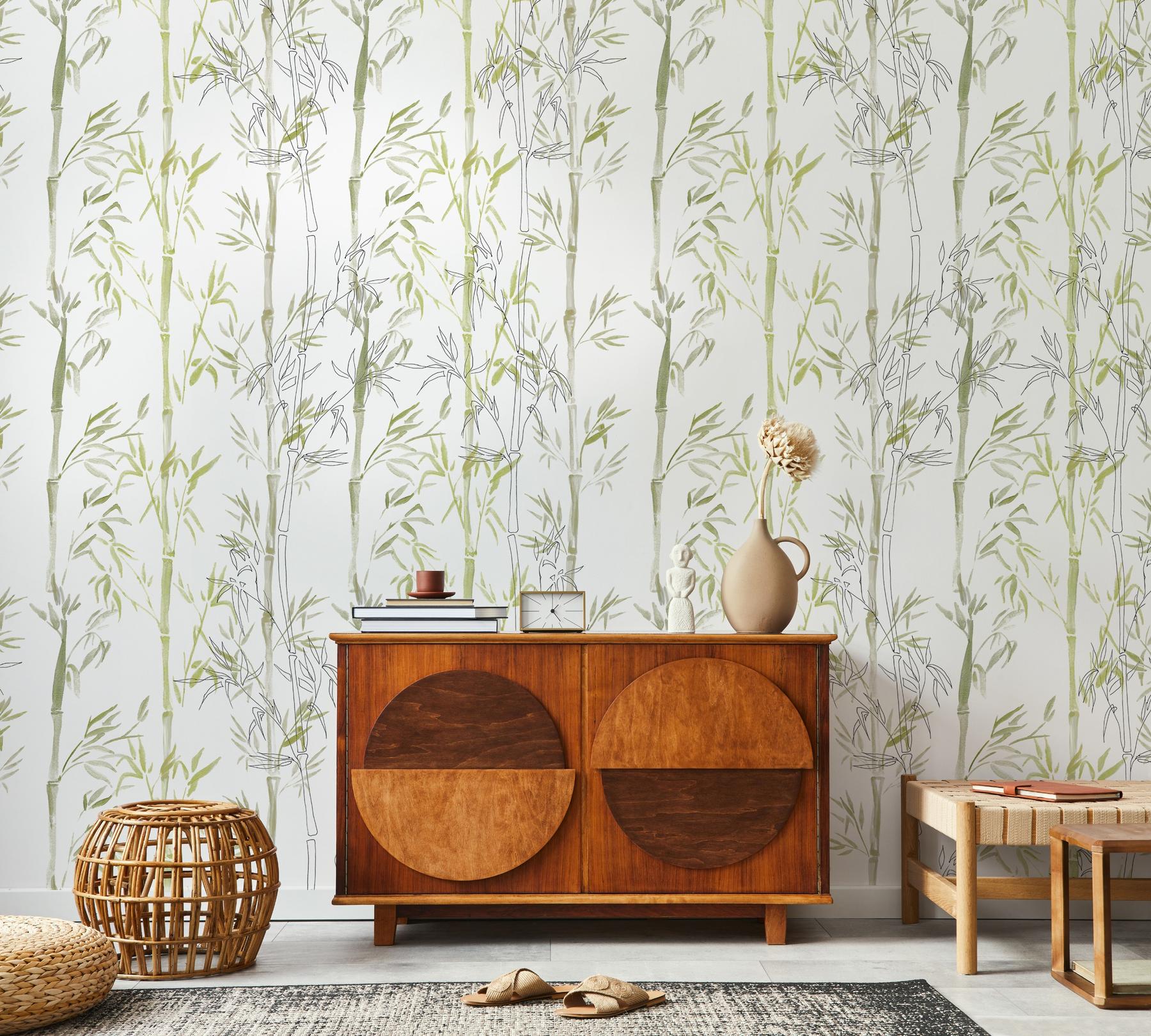 Zen Bamboo Serenity Nature Wallpaper Mural