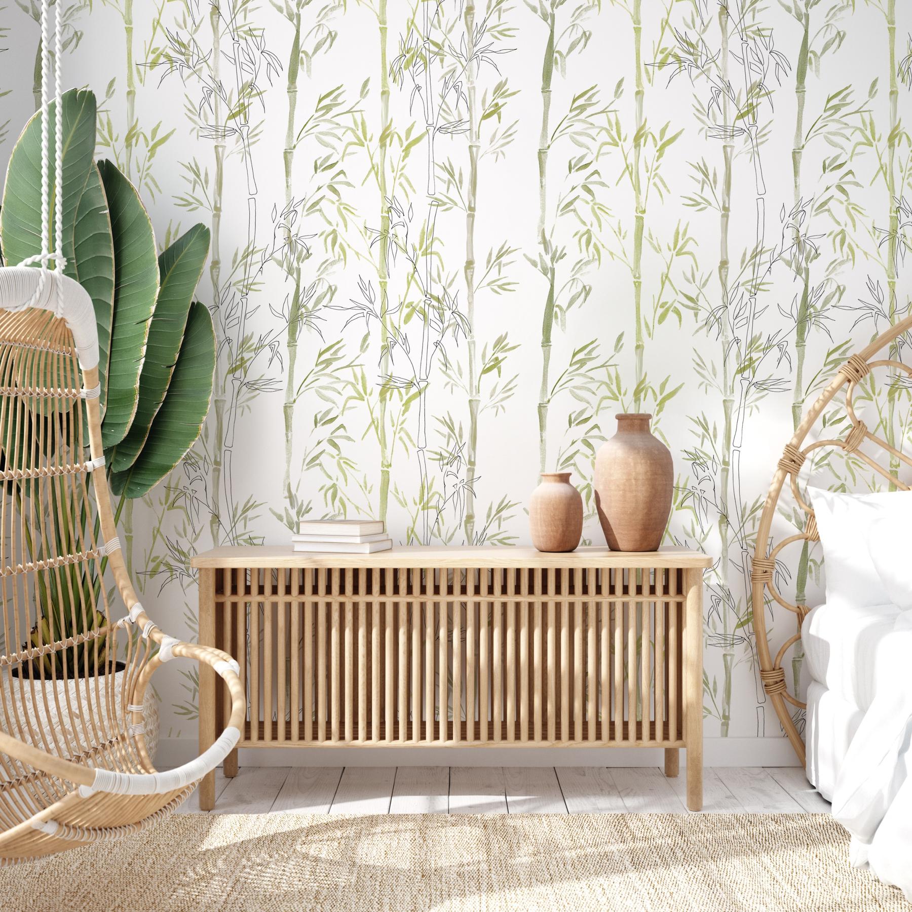 Zen Bamboo Serenity Nature Wallpaper Mural