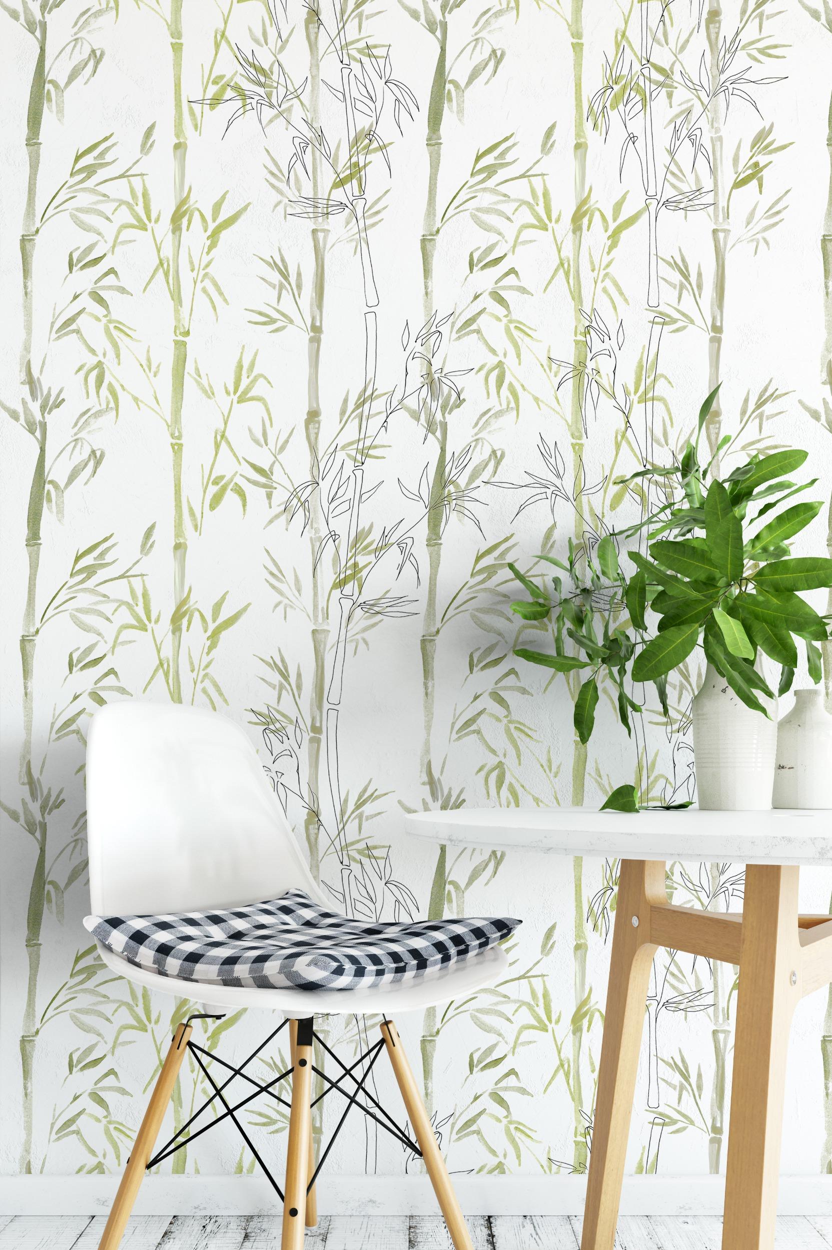 Zen Bamboo Serenity Nature Wallpaper Mural