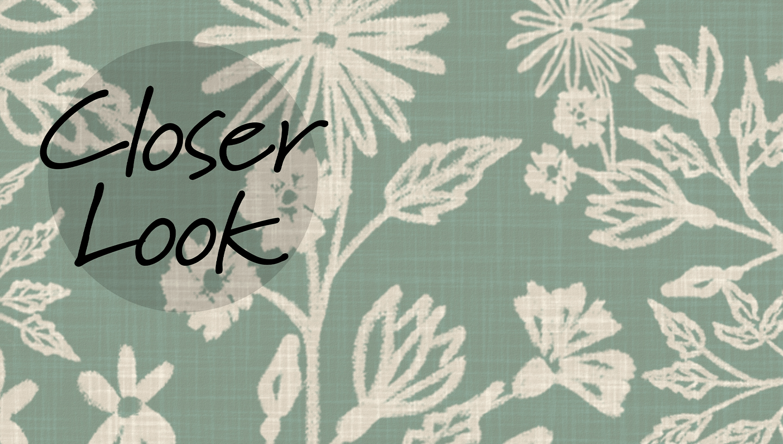 Sage Green Botanical Sketch Wallpaper Mural