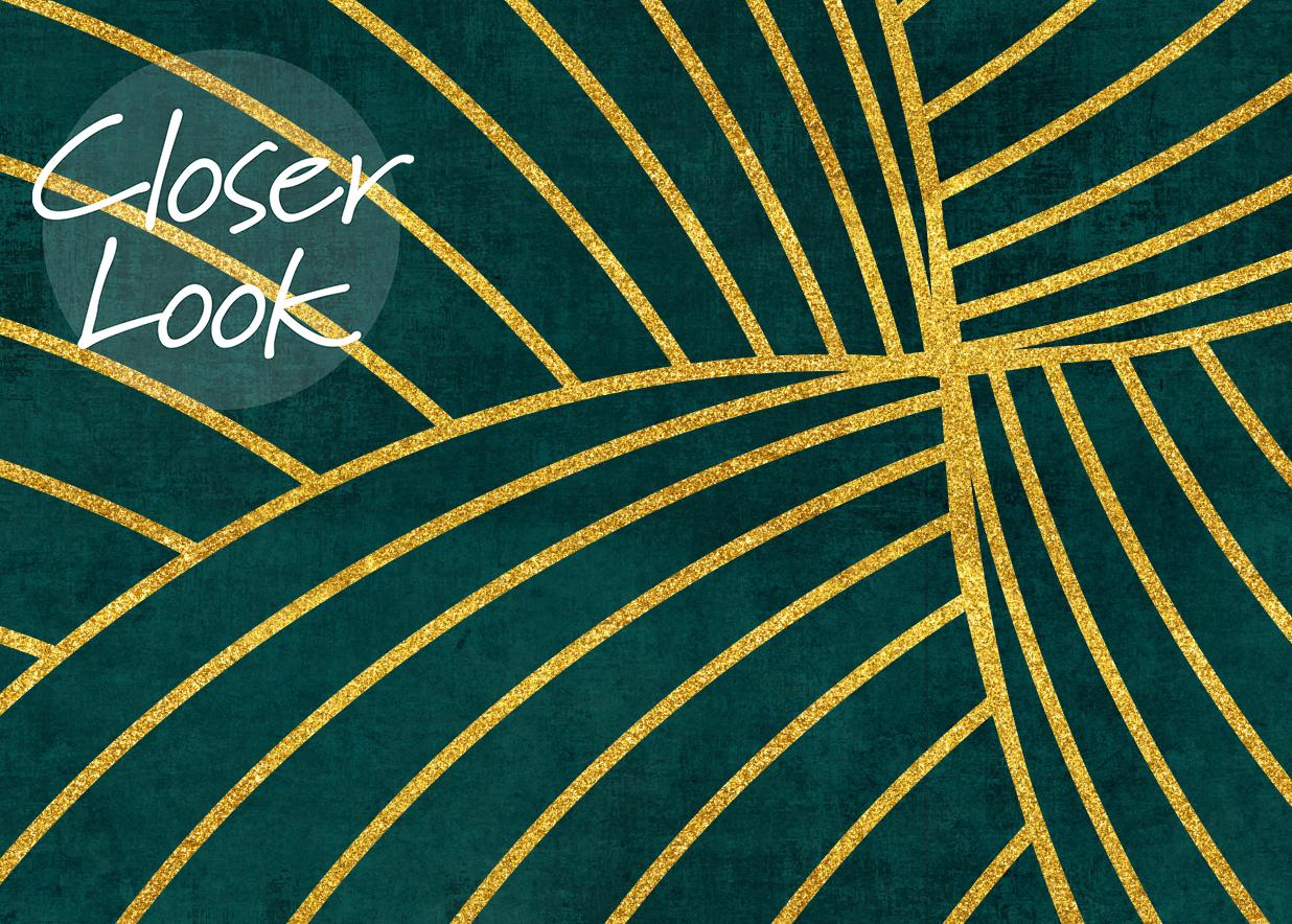 Geometric Circles Deluxe Wallpaper Mural