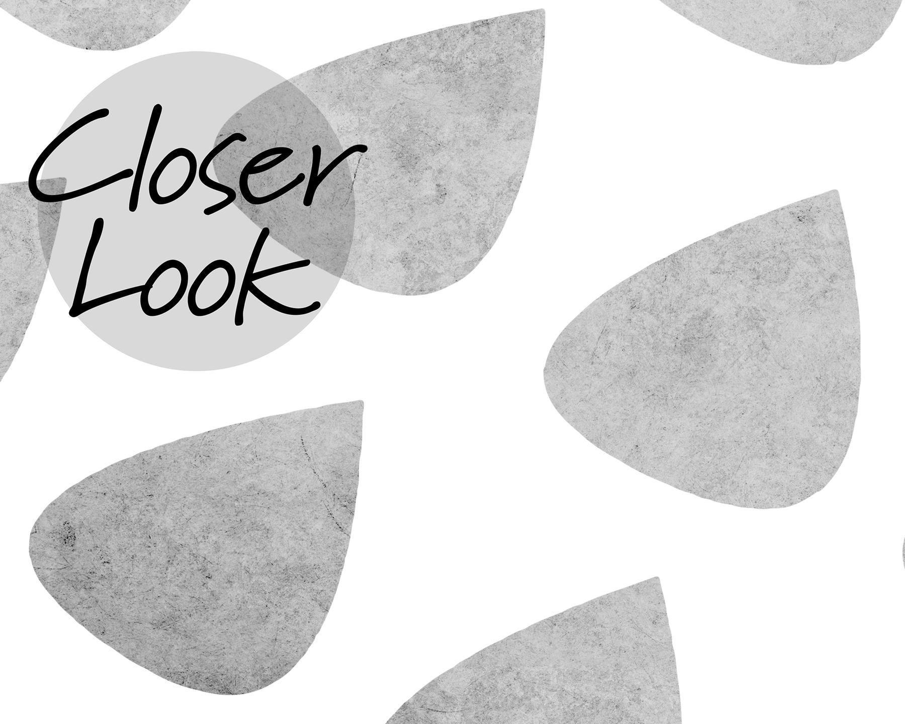 Abstract Aqua Raindrop Pattern Wallpaper Mural