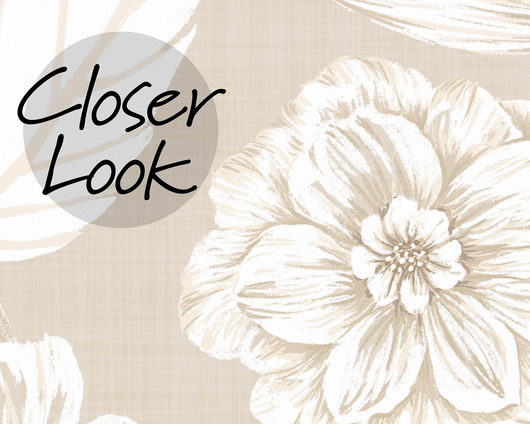 Elegant Watercolor Peony Pattern Wallpaper Mural