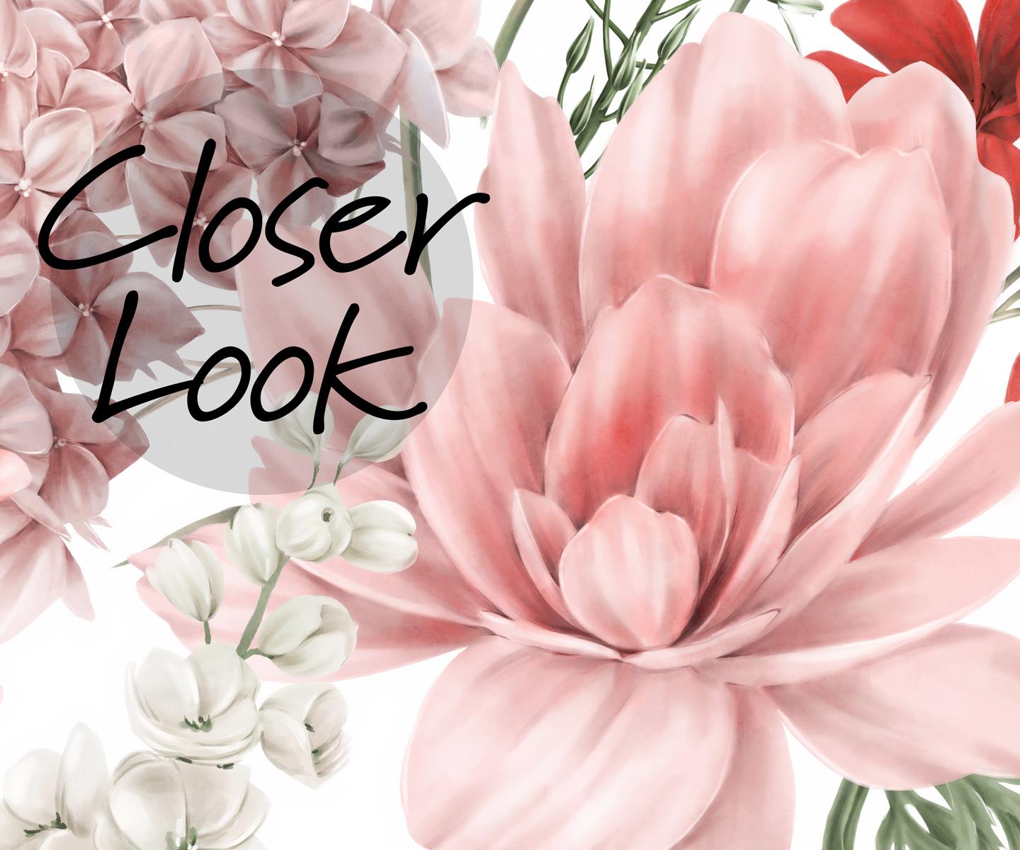 Girls Room Flower Bouquet Wallpaper Mural