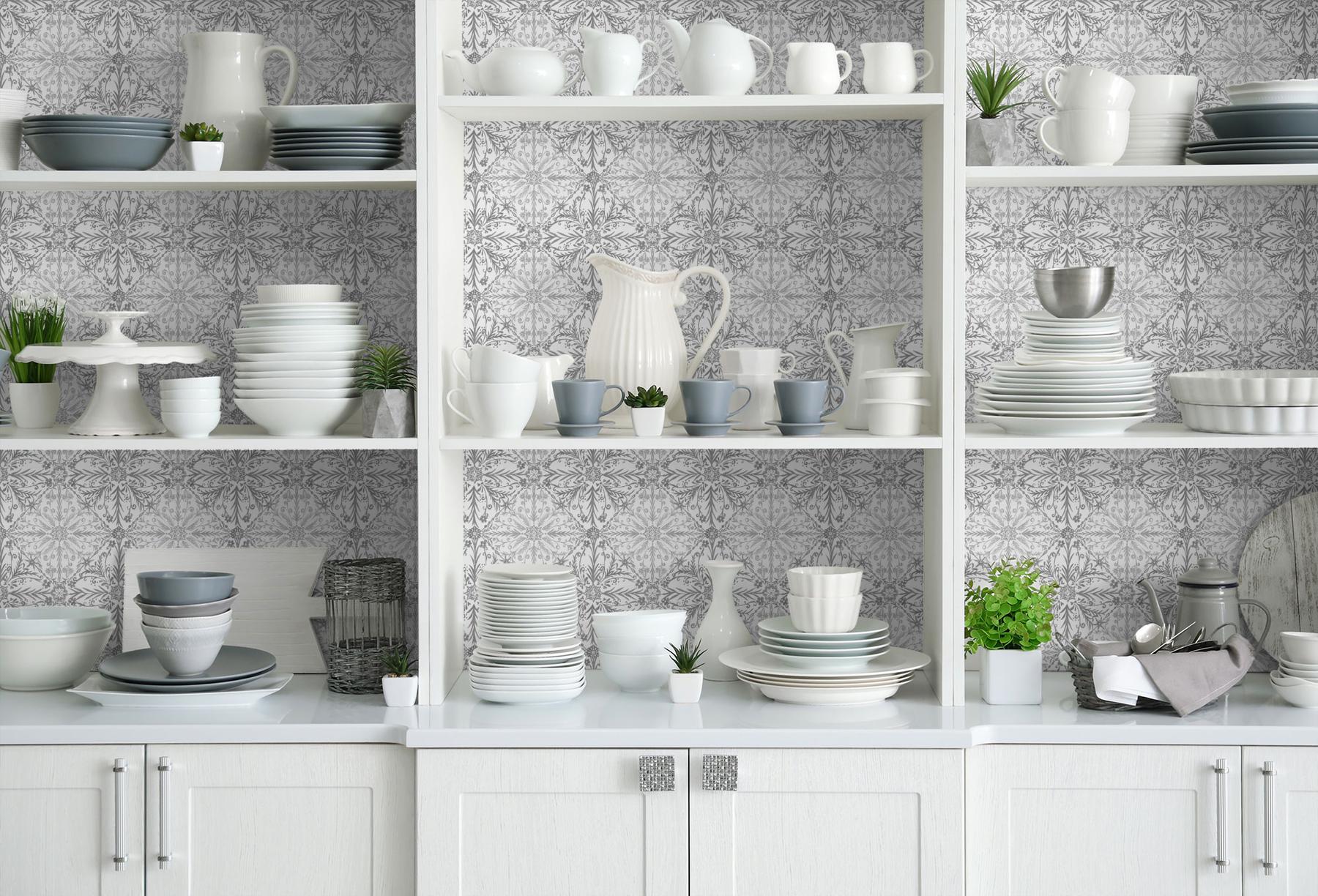 Elegant Moroccan Tile Pattern Wallpaper Mural