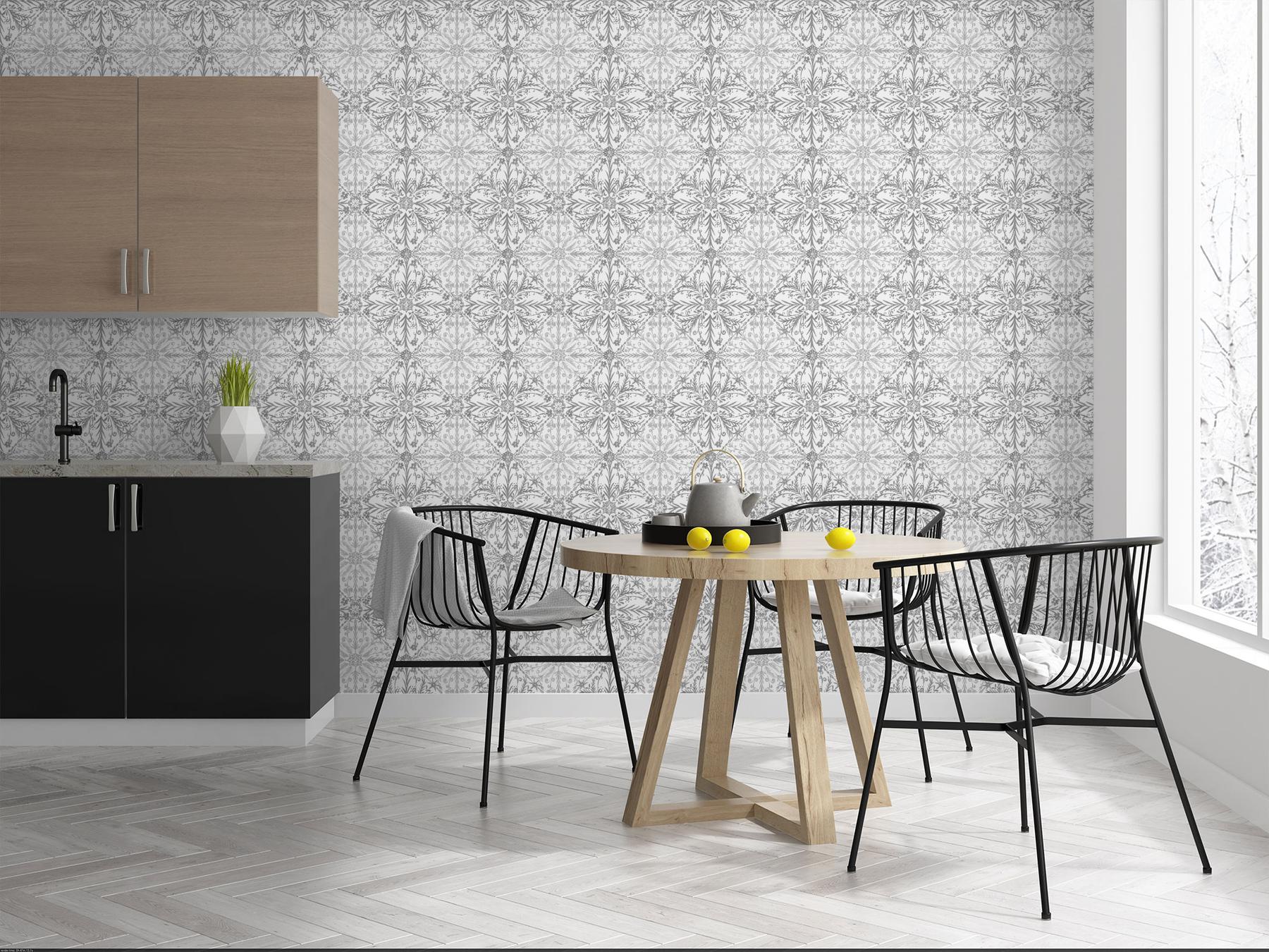 Elegant Moroccan Tile Pattern Wallpaper Mural