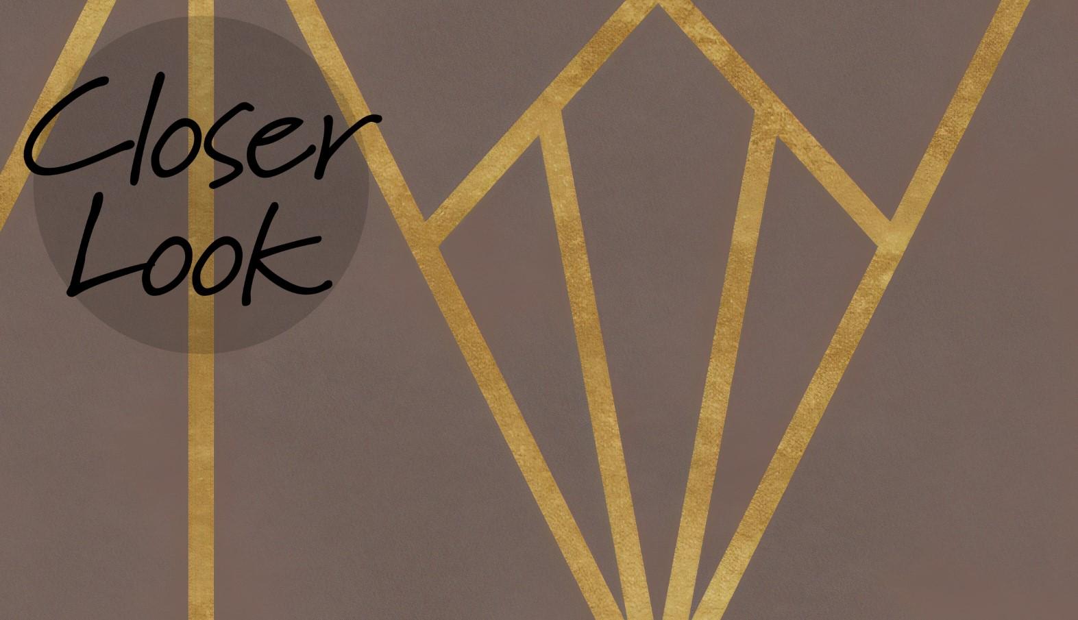 Elegant Art Deco Geometric Wallpaper Mural