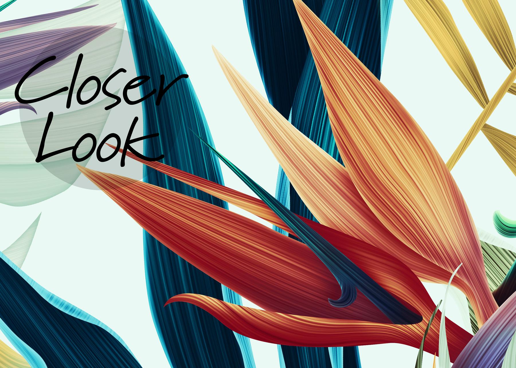 Vibrant Exotic Leaves Paradise Wallpaper Mural