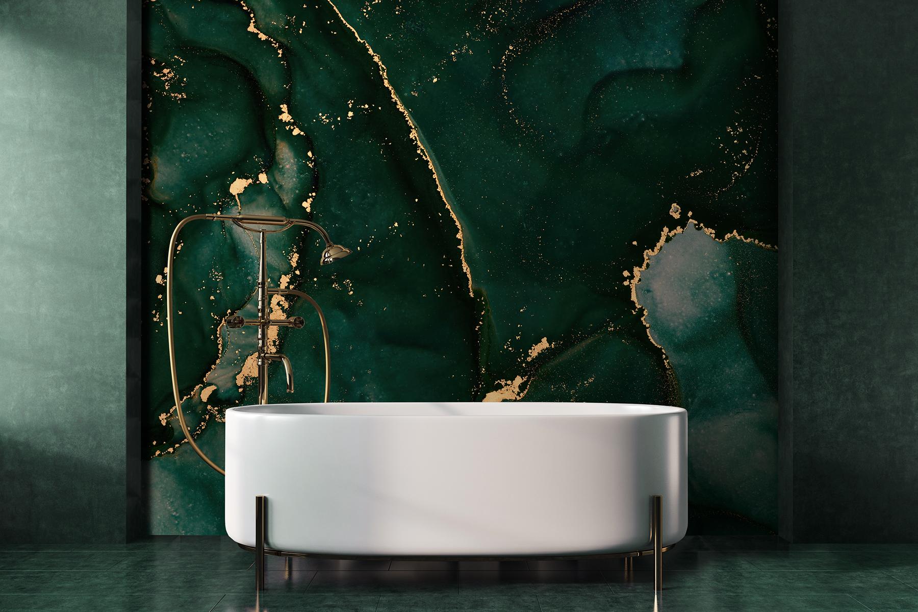 Abstract Elegant Veined Marble Wallpaper Mural