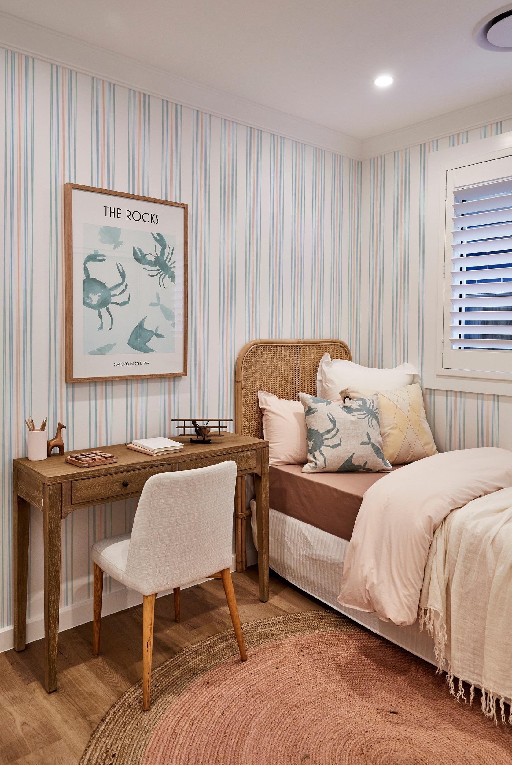 Elegant Vertical Striped Wallpaper Mural