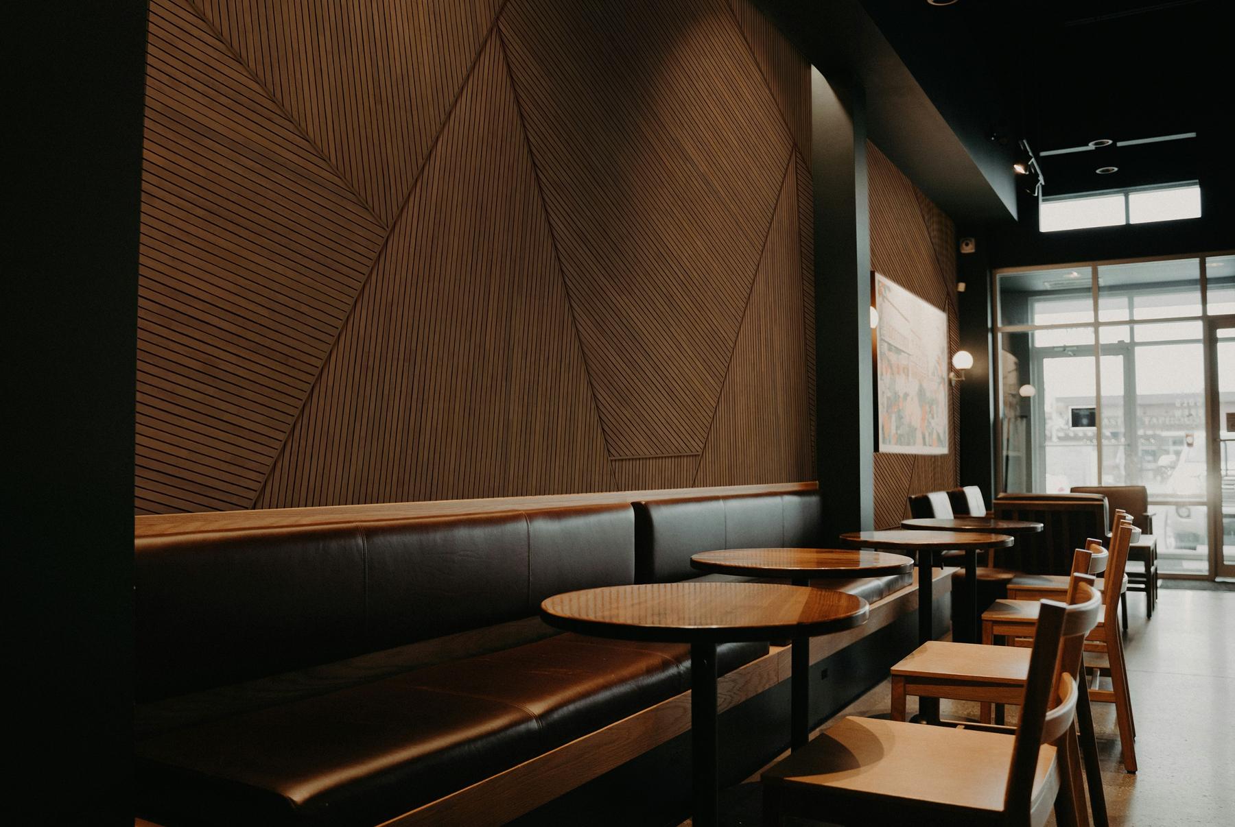 Modern Geometric Wood Effect Wallpaper