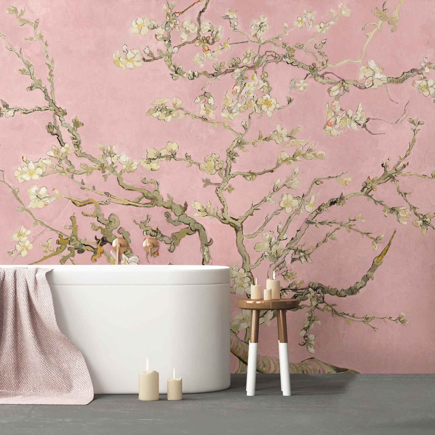 Van Gogh Almond Blossom Oil Paint Wallpaper Mural